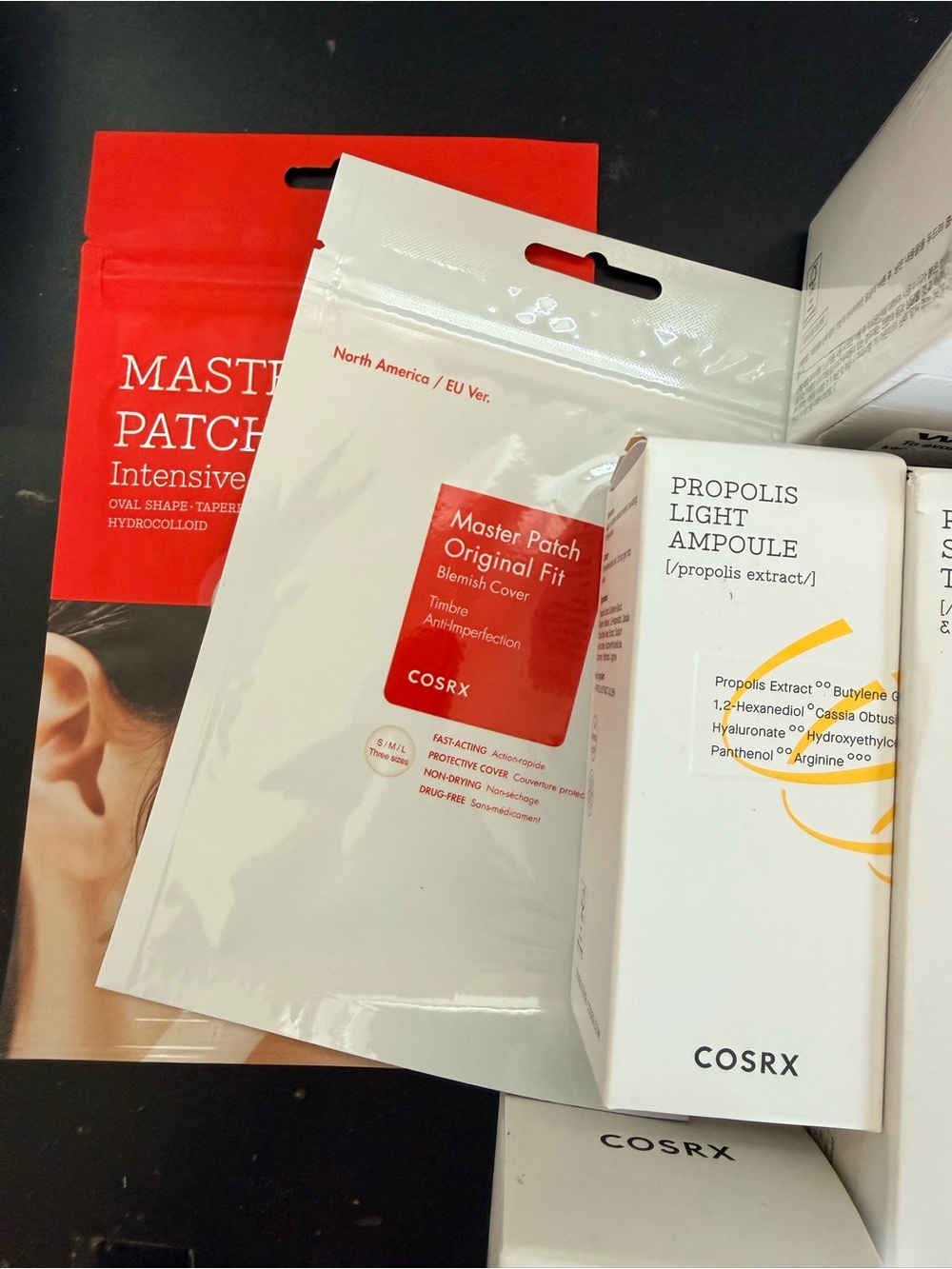 COSRX Skincare Lot - Snail Mucin, Propolis, Centella, Niacinamide, blemish patch - Picture 2 of 12